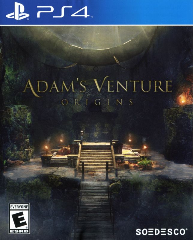 Adam's Venture Origins box art for Playstation 4